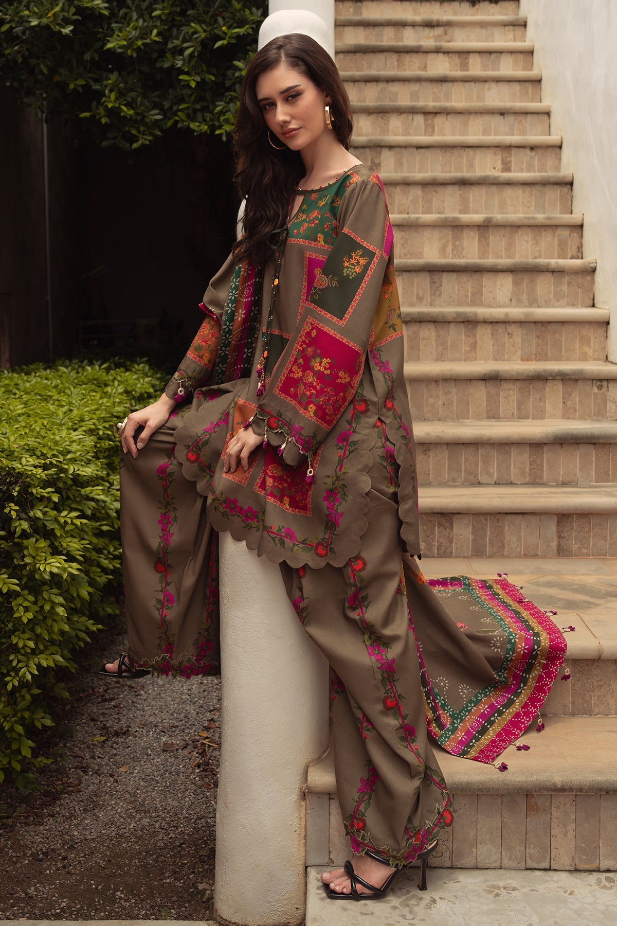 CHARIZMA LWAN 3PC PRINTED UNSTITCHED