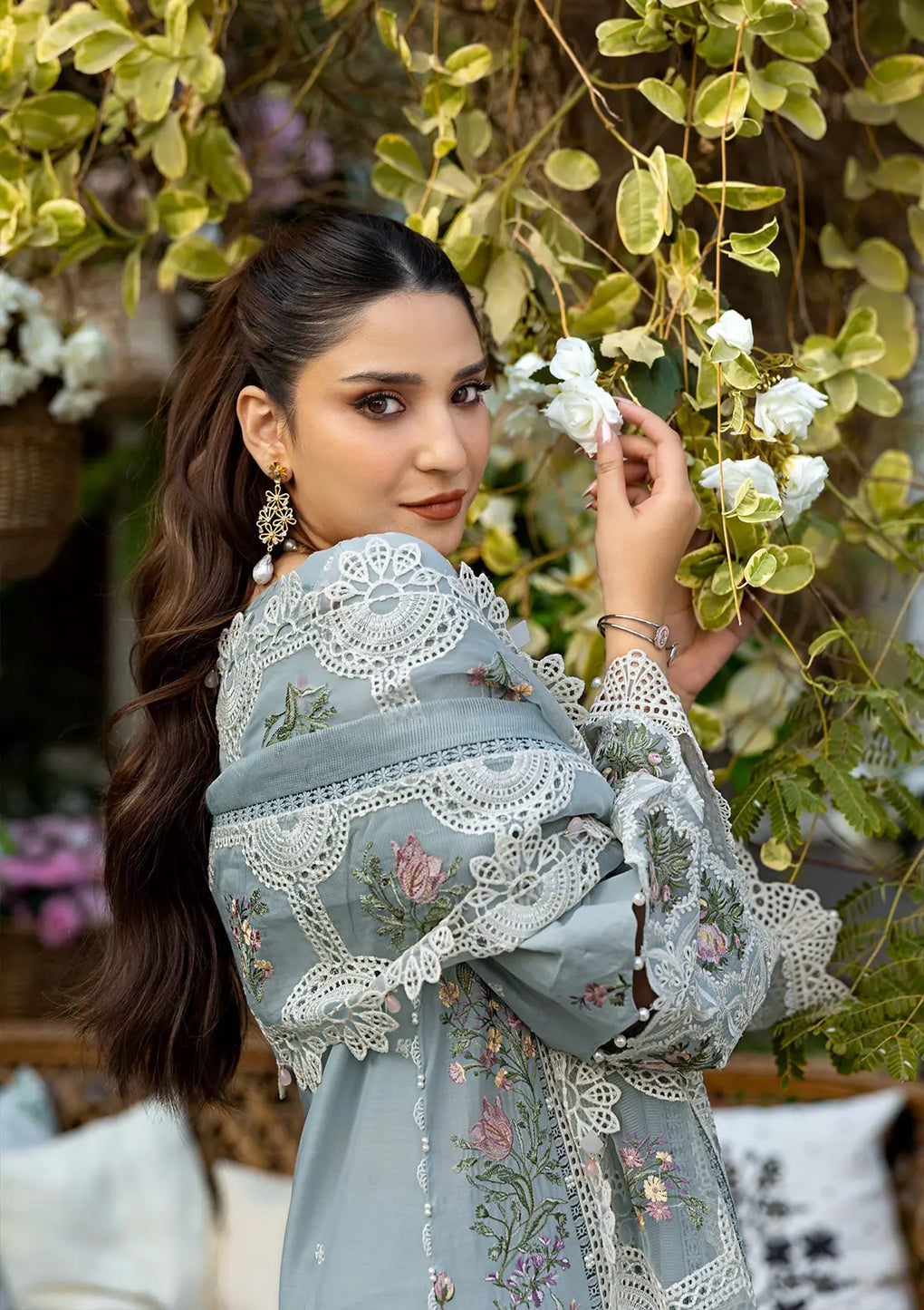 ELAF | SAMAA |UNSTITCHED LAWN 3PC