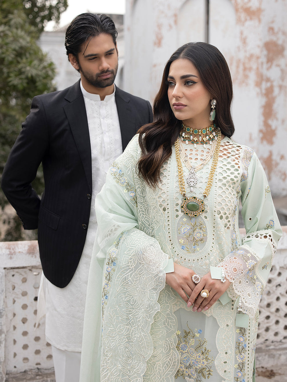 MAHNUR | SELINA | UNSTITCHED LAWN 3PC