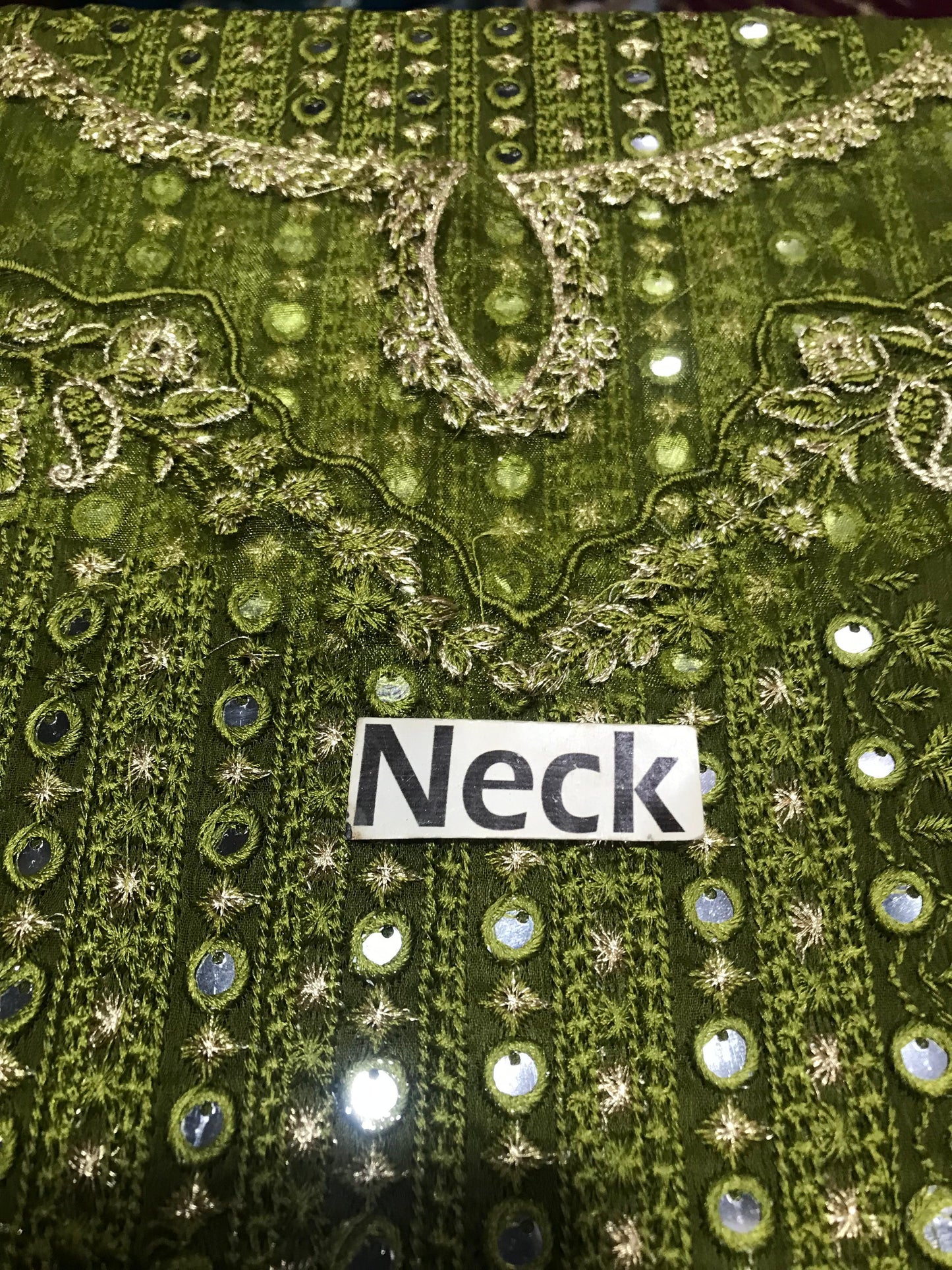 Ahmozi Presenting Azure Chiffon Embroidered Unstitched COLLECTION