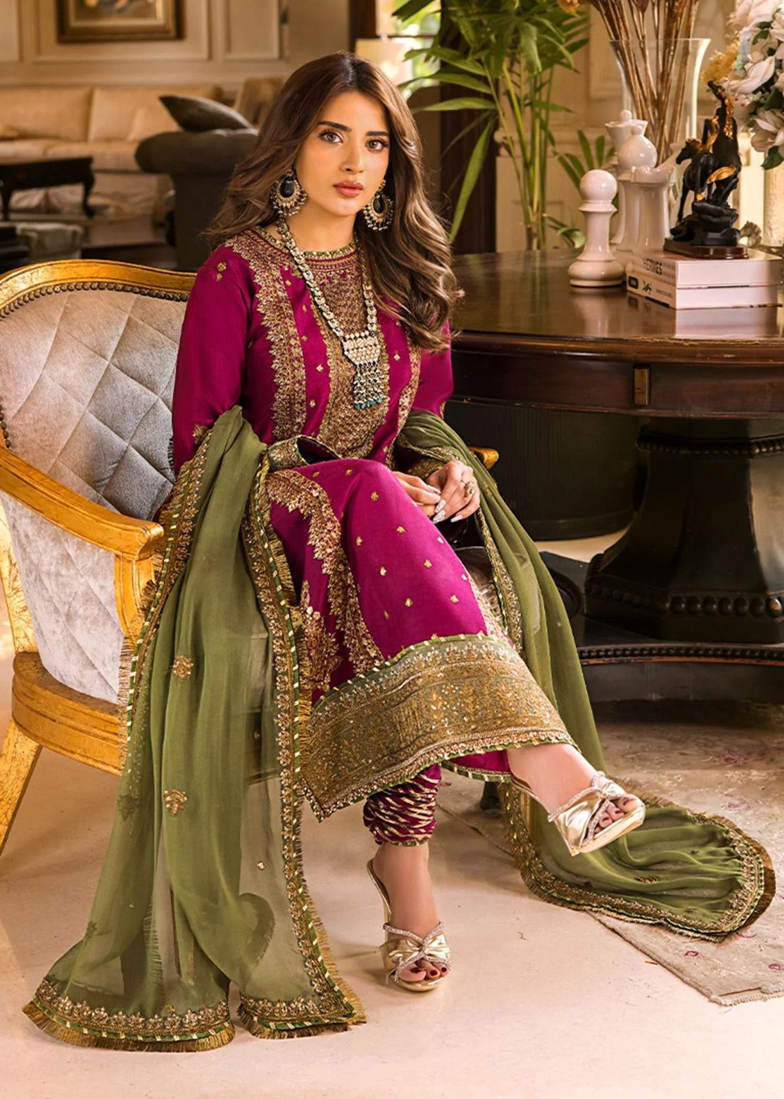 ASIM JOFA LUXURY 3PCS LAWN EMBROIDERED UNSTITCHED COLLECTION