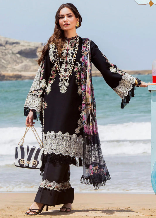 ELAF LUXURY WINTER UNSTITCHED DHANAK EMBROIDERED 3PC WITH COTRAI WOOL SHAWL