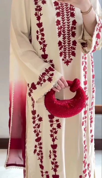 ALIZEH 3PC DHANAK EMBROIDERED COLLECTION