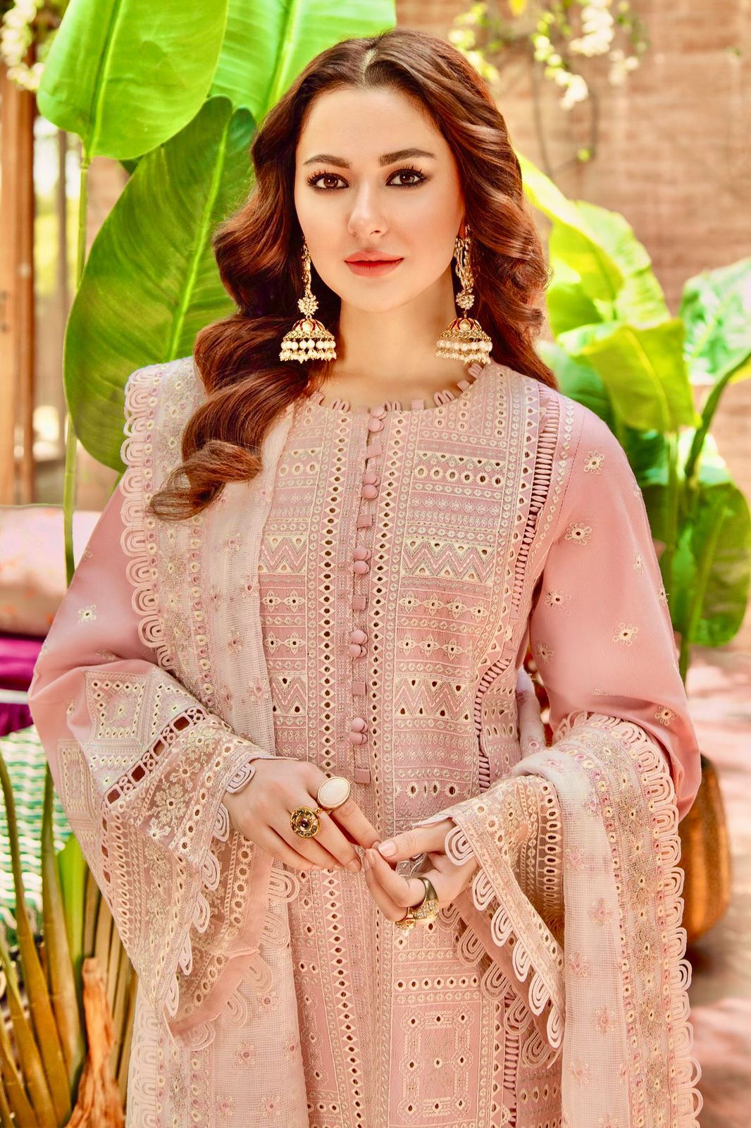 JAZMINE 3PC HAVEY EMBROIDERED DHANAK COLLECTION