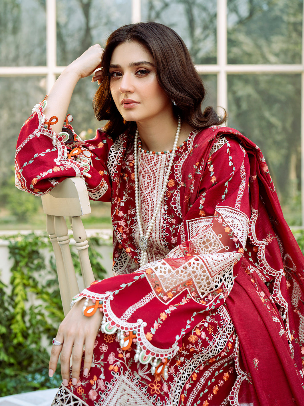 BIN ILYAS LUXURY LAWN EMBROIDERED  90/88 LAWN COLLECTION