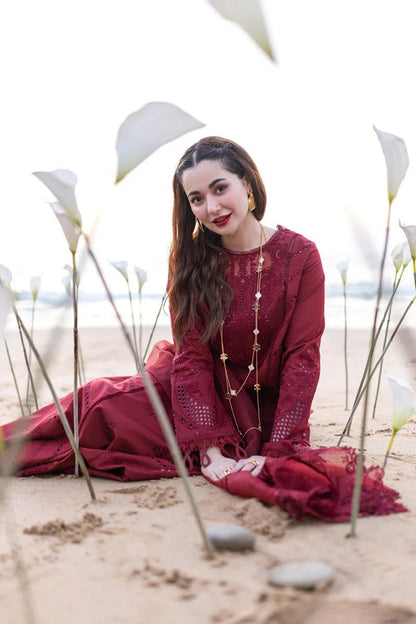 QALAMKAR-3PCS LAWN LUXURY UNSTITCHED COLLECTION