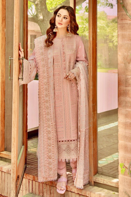 JAZMINE 3PC HAVEY EMBROIDERED DHANAK COLLECTION