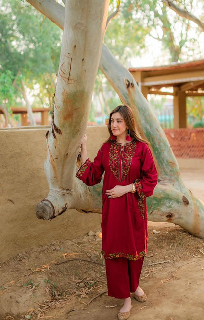 LAAM 💯 ORIGINAL LAWN 2PC EMBROIDERED