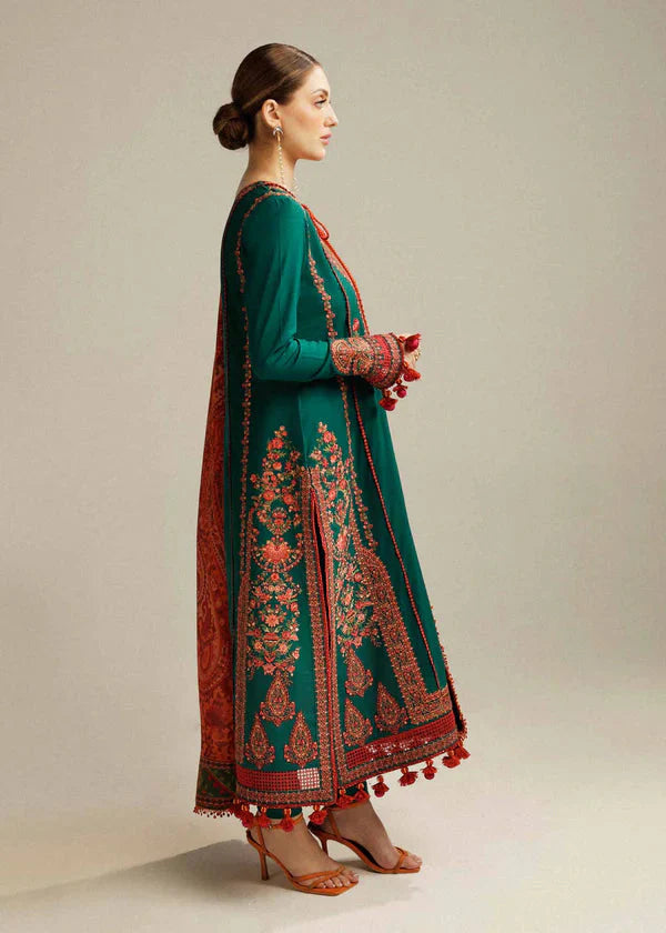 HUSSAIN REHAR LUXURY 3PCS HAVEY EMBROIDERY LAWN 90/88 COLLECTION