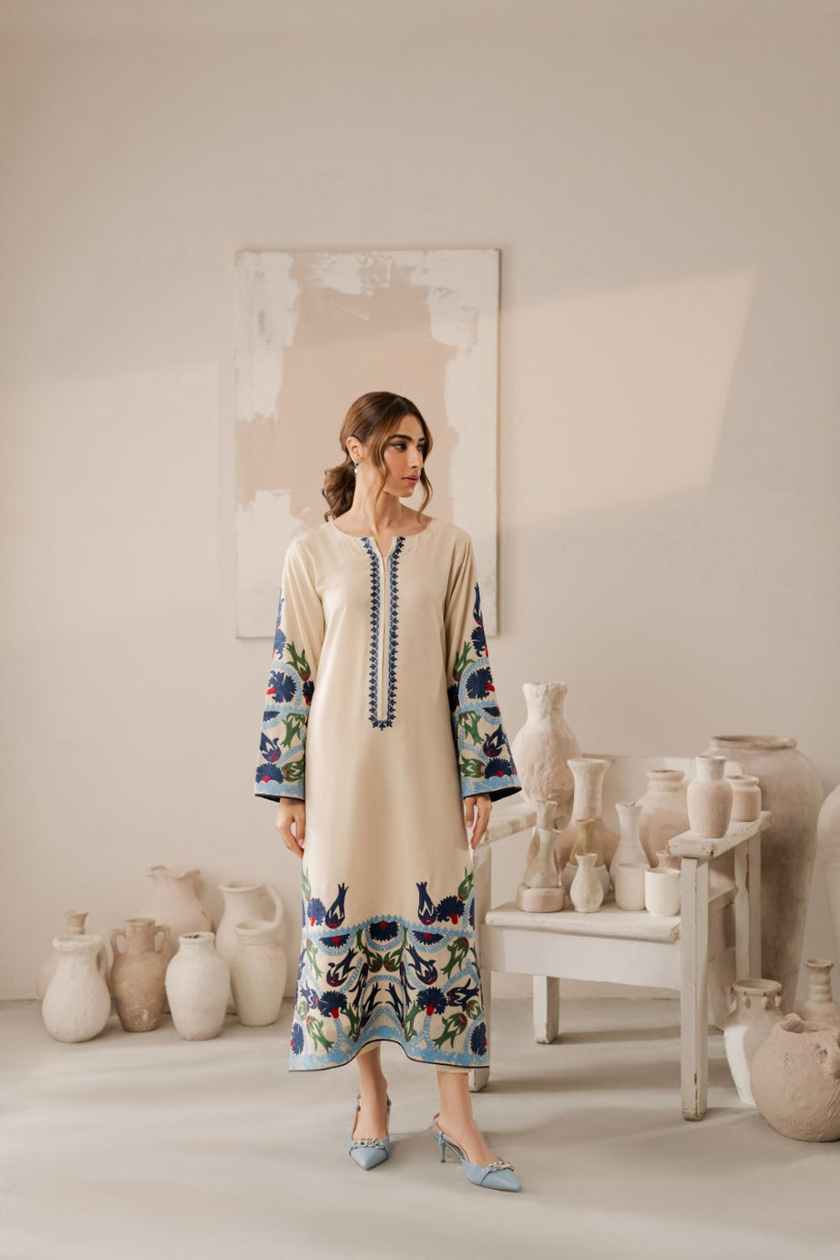 VINTAGE LUXURY 3PCS DHANAK UNSTITCHED COLLECTION