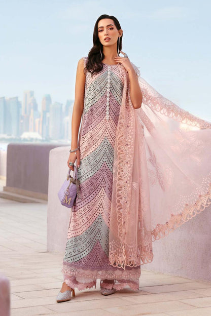 MARIA.B/HAVEY EMBROIDERED/3PC LUXURY LAWN