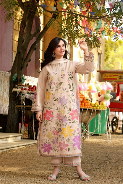 Aneelas - 3PC Luxury Lawn Embroidered Suit