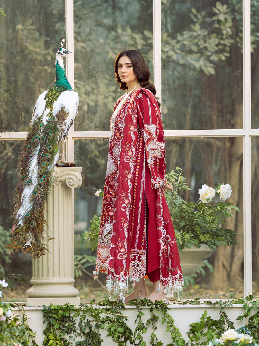 BIN ILYAS LUXURY LAWN EMBROIDERED  90/88 LAWN COLLECTION