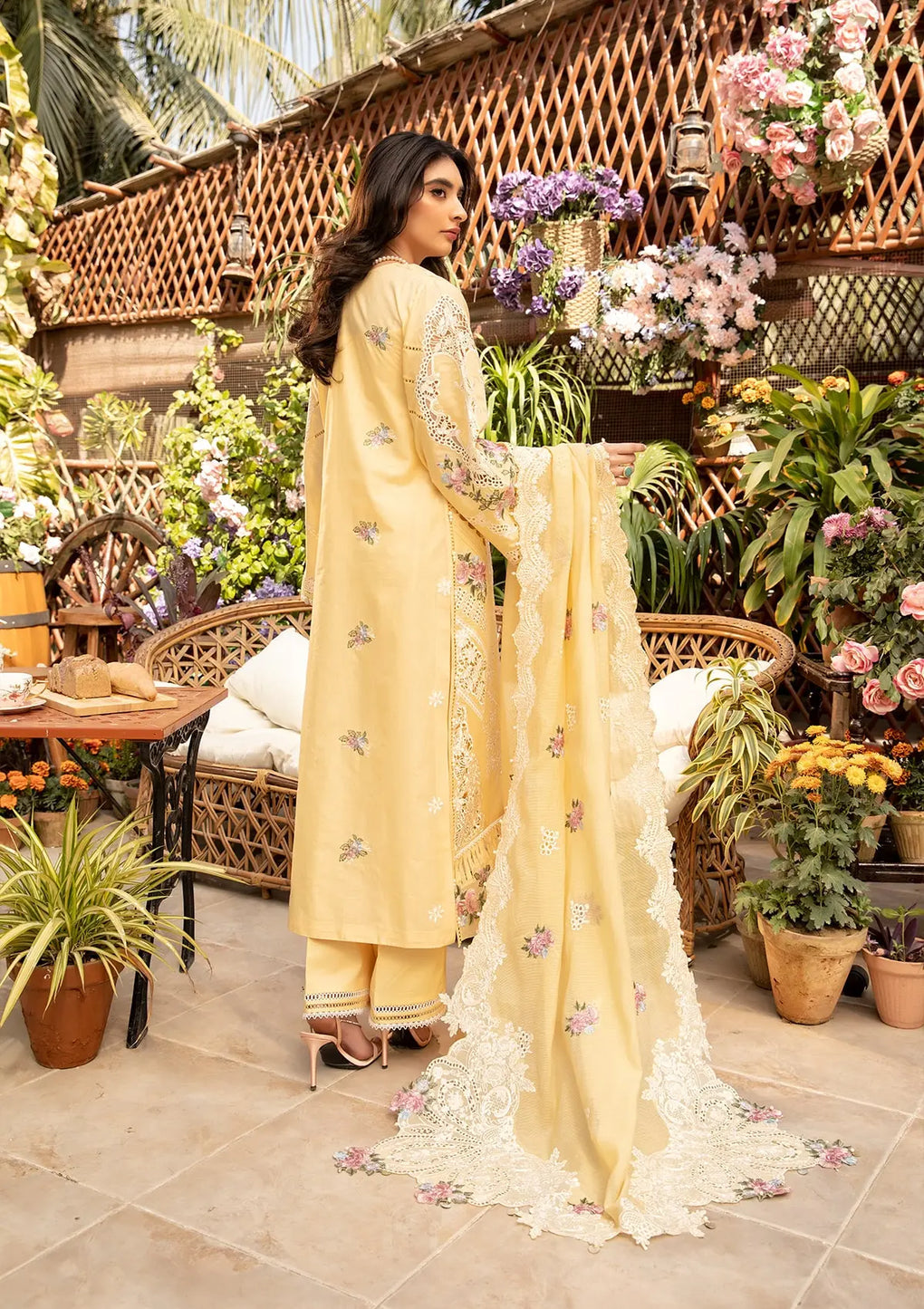 ELAF | RAHA | UNSTITCHED LAWN 3PC