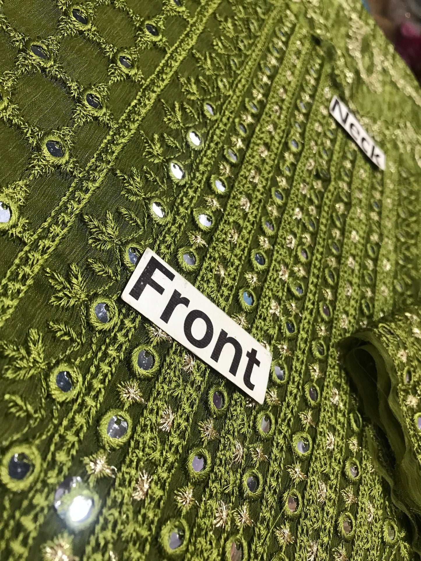 Ahmozi Presenting  Azure Chiffon Embroidered Unstitched COLLECTION