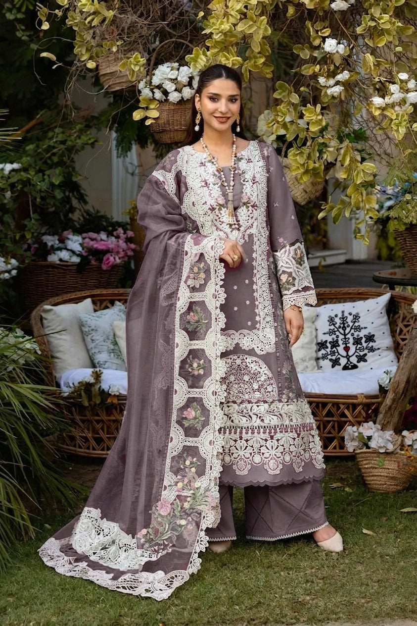 ELAF | SAMAA | UNSTITCHED LAWN 3PC