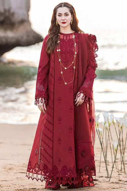 QALAMKAR-3PCS LAWN LUXURY UNSTITCHED COLLECTION