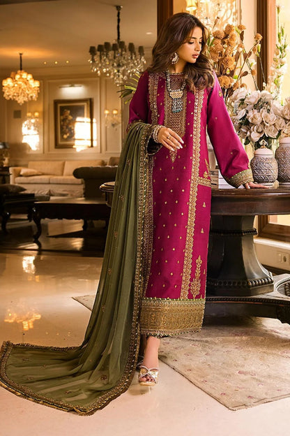 ASIM JOFA LUXURY 3PCS LAWN EMBROIDERED UNSTITCHED COLLECTION