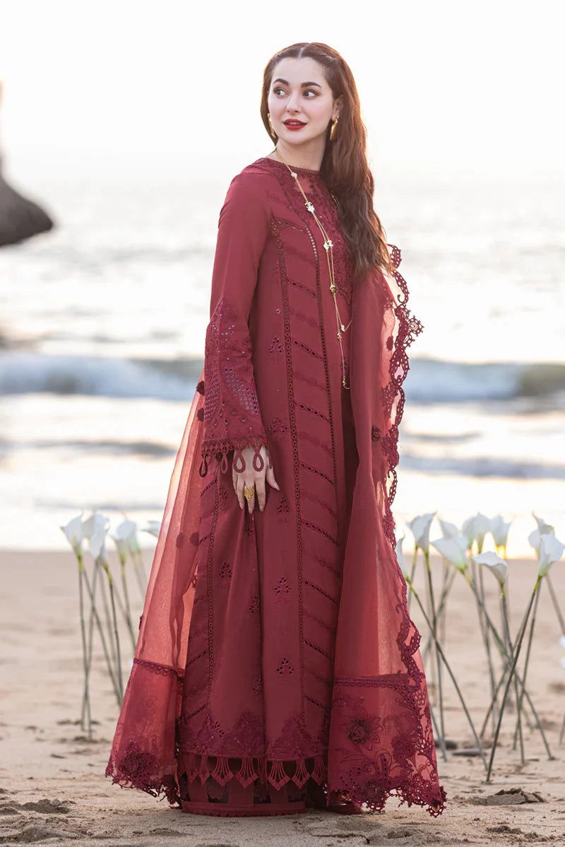 QALAMKAR-3PCS LAWN LUXURY UNSTITCHED COLLECTION