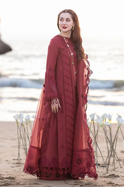 QALAMKAR-3PCS LAWN LUXURY UNSTITCHED COLLECTION