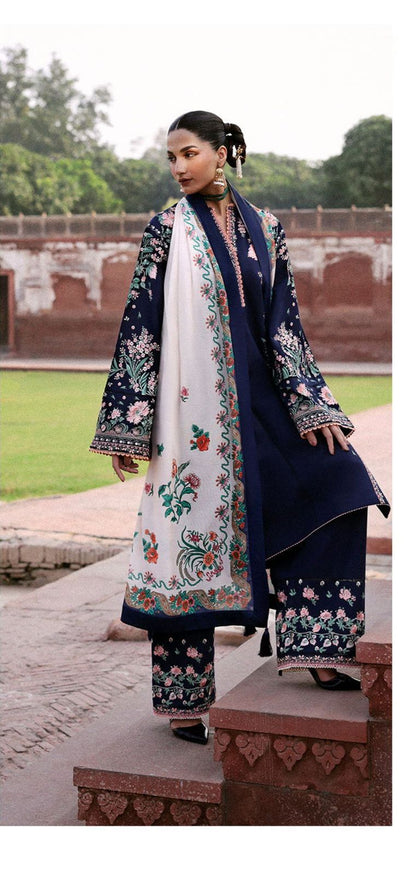 QALAMKAR-3PCS LUXURY UNSTITCHED ✨️ COLLECTION