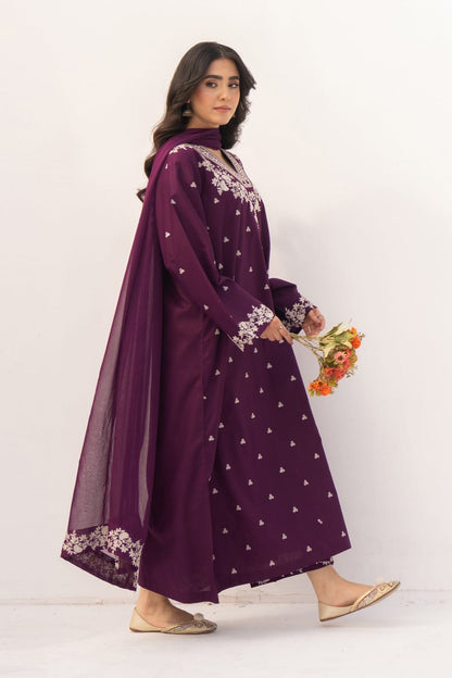 PEZWAN 3PC CASUL EMBROIDERED UNSTITCHED COLLECTION