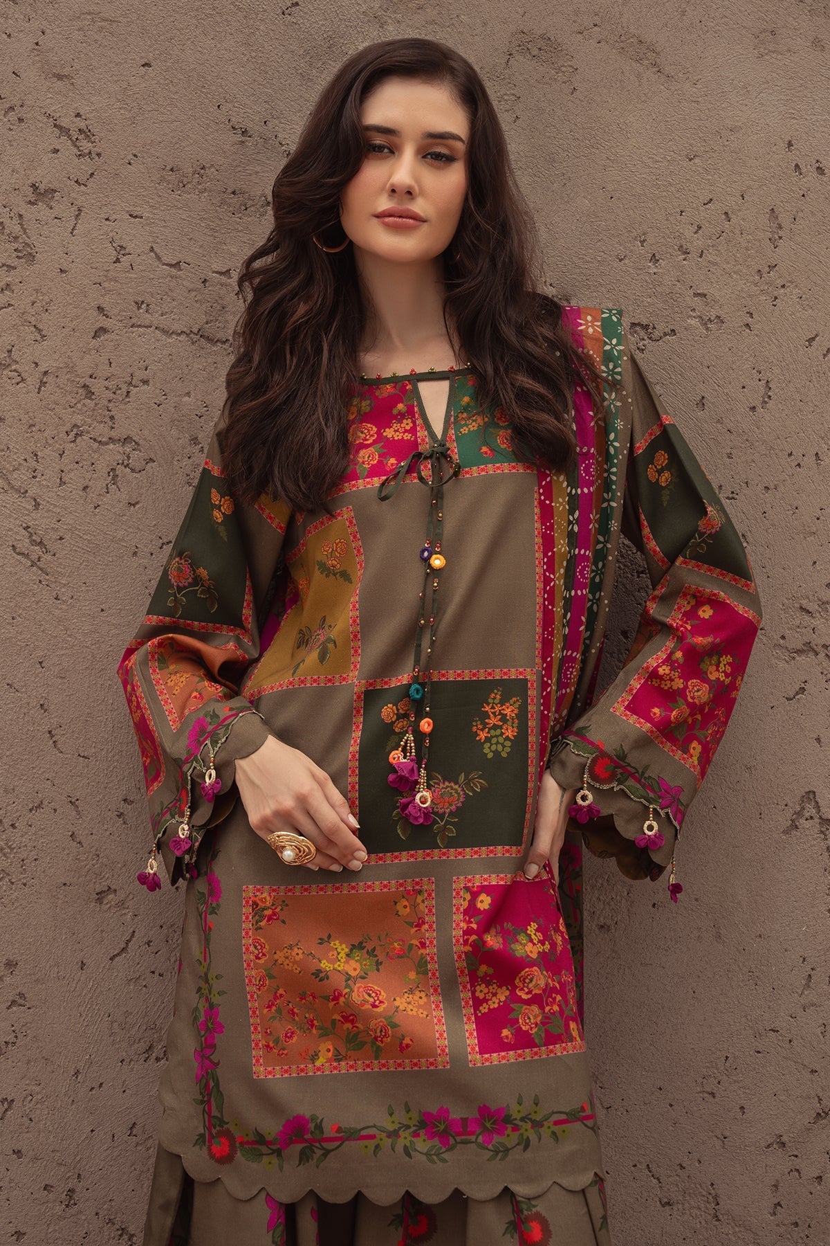 CHARIZMA LWAN 3PC PRINTED UNSTITCHED