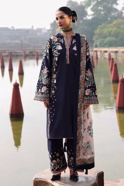 QALAMKAR-3PCS LUXURY UNSTITCHED ✨️ COLLECTION