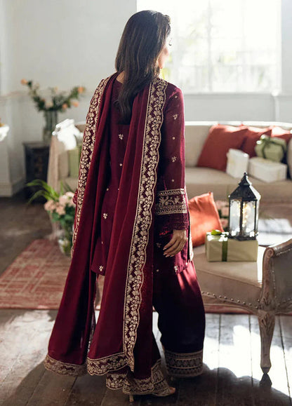 Azure Unstitched lawn Embroidered 3pc with lawn Embroidered Cut-work Ready To Wear Shawl