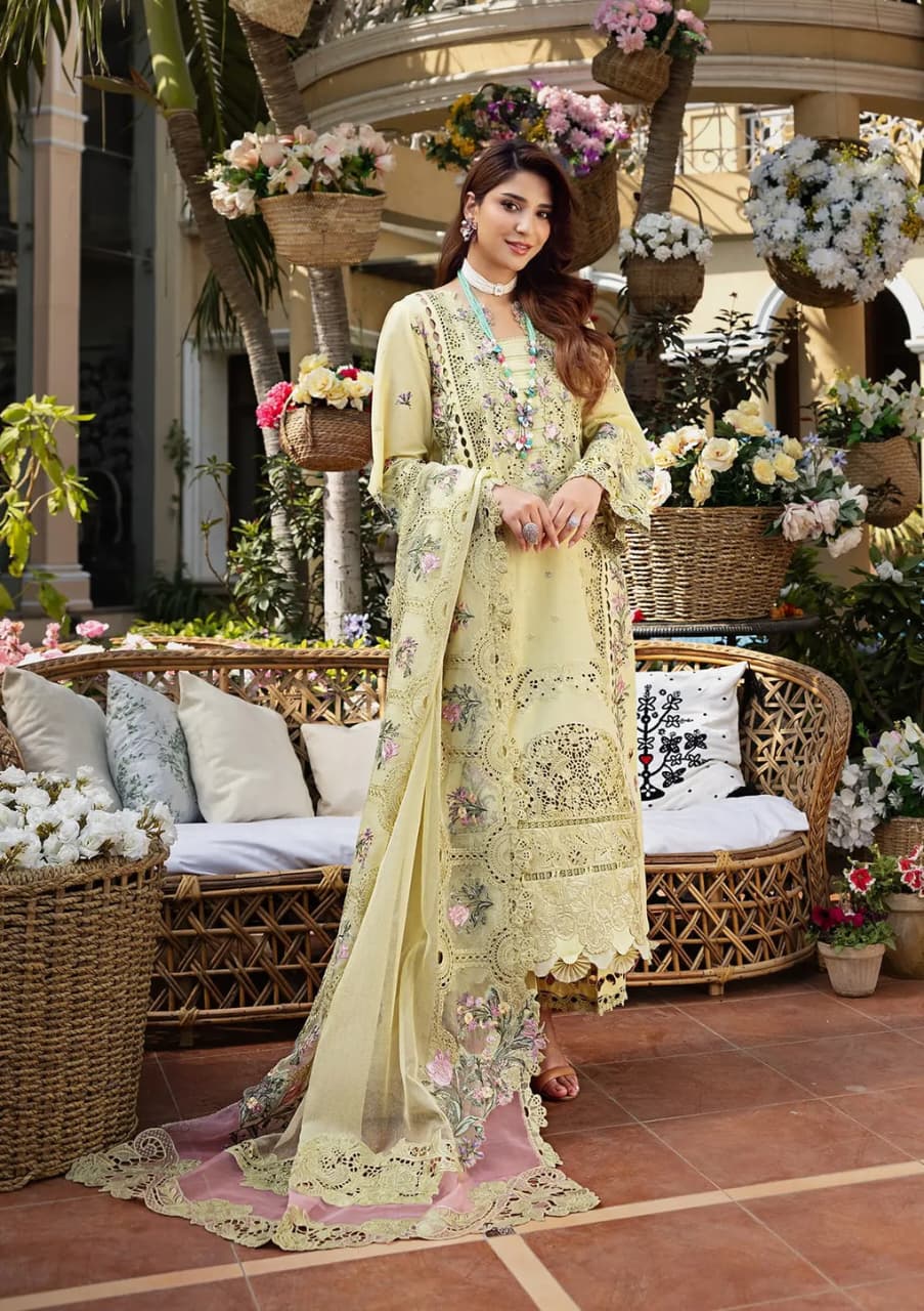 ELAF | SAMAA | UNSTITCHED LAWN 3PC