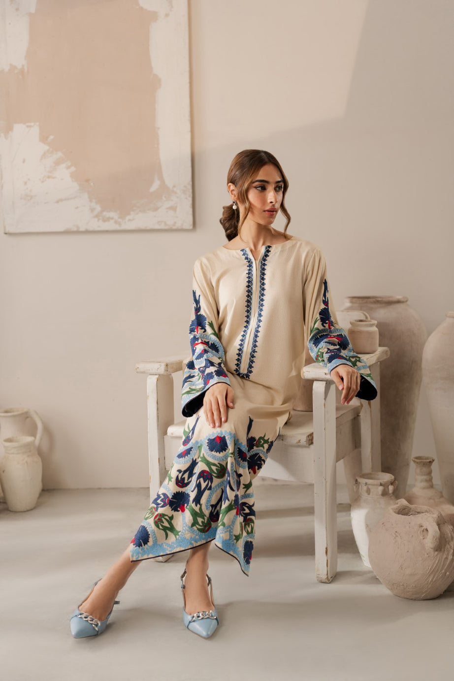 VINTAGE LUXURY 3PCS DHANAK UNSTITCHED COLLECTION