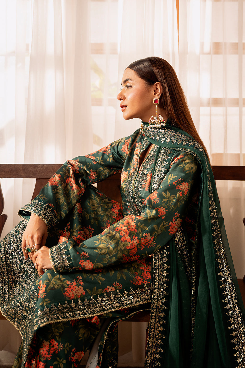 SHEENORA | OMAVI | UNSTITCHED SUMMER LAWN 3PC
