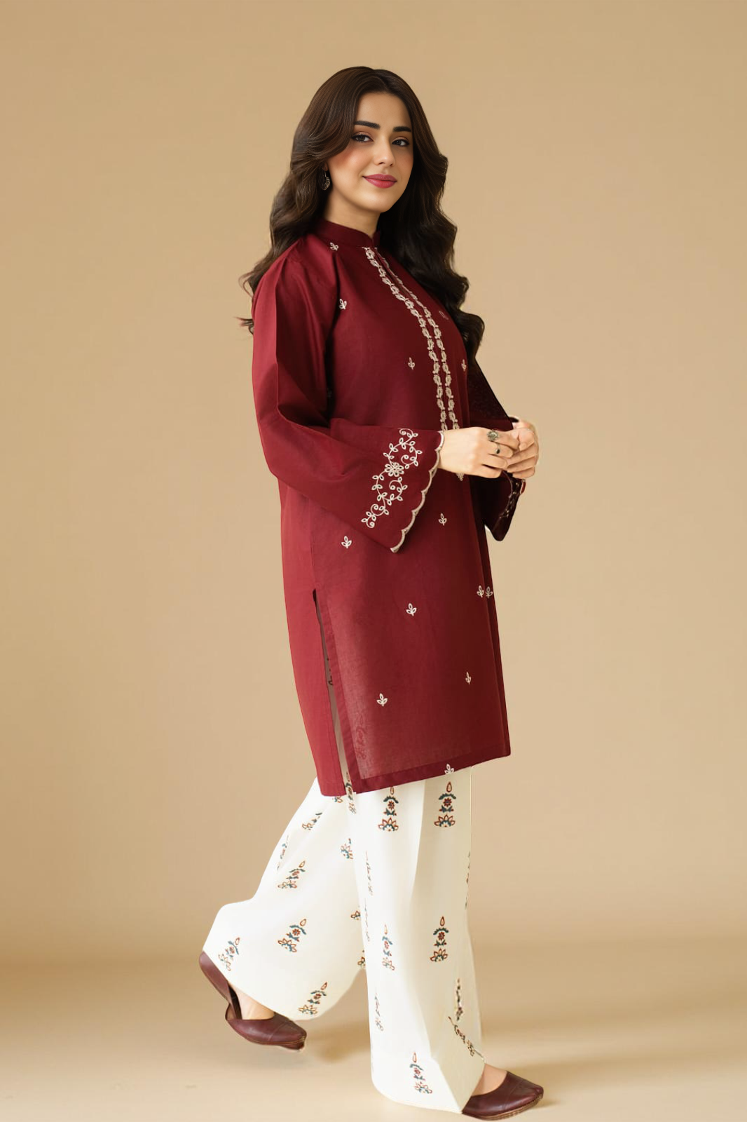 PEZWAAN | BERRY 2PC | LAWN UNSTITCHED EMBROIDERED SET