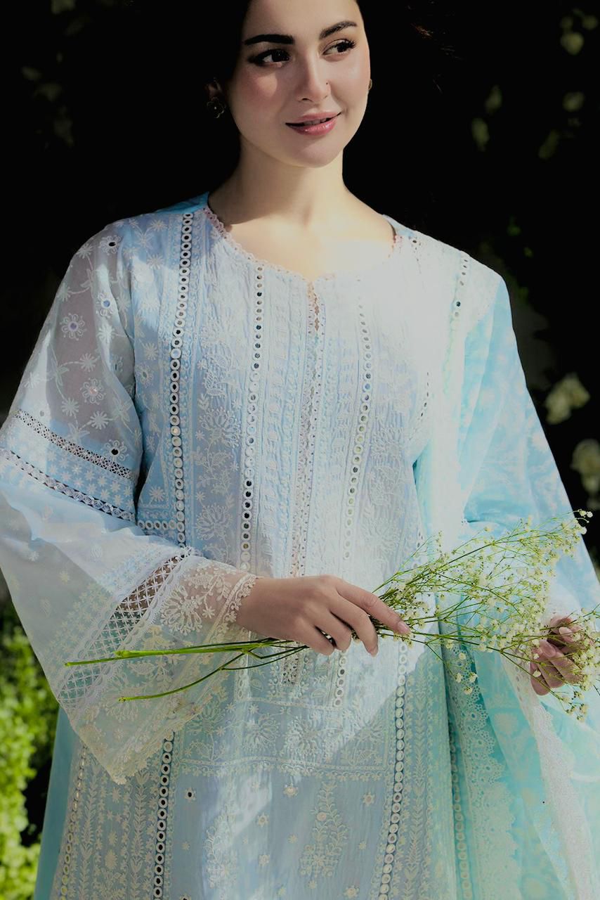 SOBIA NAZIR LAWN 3PCS EMBROIDERED UNSTITCHED COLLECTION