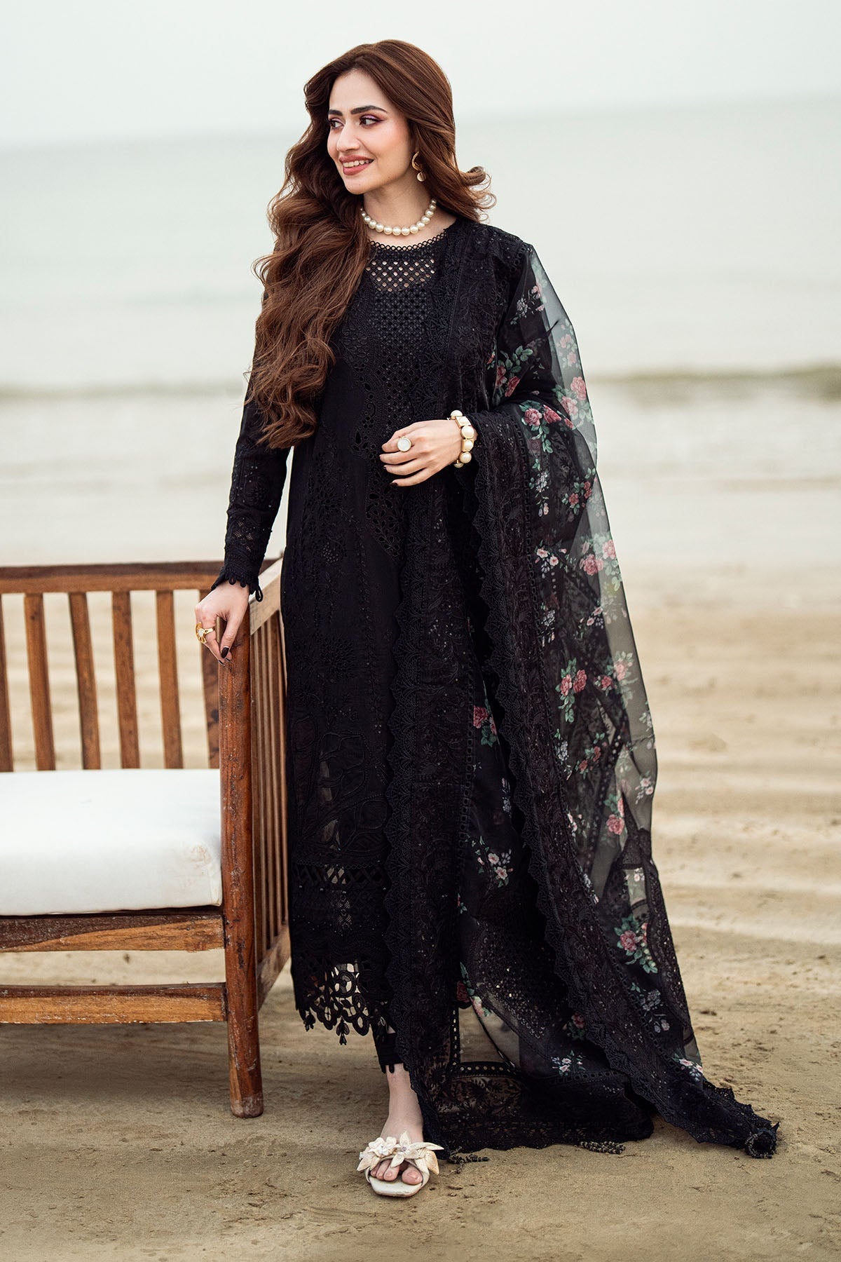 NUREH | UNSTITCHED LAWN 3PC EMBROIDERED COLLECTION
