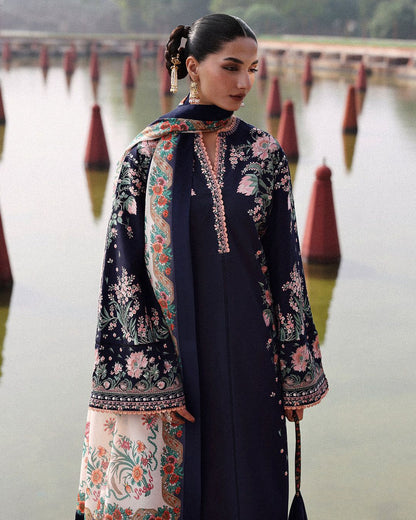 QALAMKAR-3PCS LUXURY UNSTITCHED ✨️ COLLECTION
