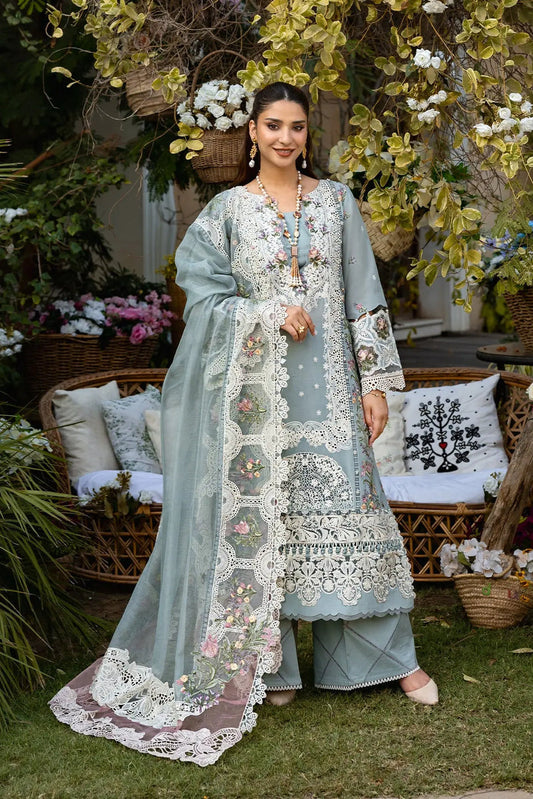 ELAF | SAMAA |UNSTITCHED LAWN 3PC