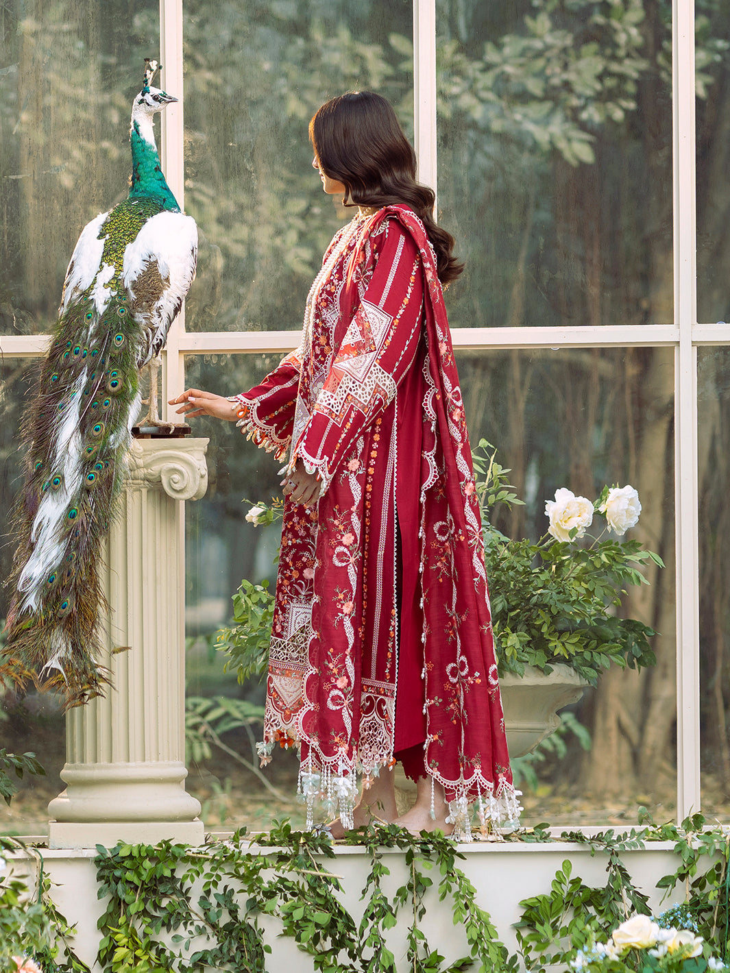 BIN ILYAS LUXURY LAWN EMBROIDERED  90/88 LAWN COLLECTION