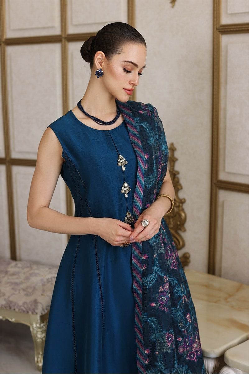 BAREEZE WINTER DHANAK 3PC UNSTITCHED WITH DHANAK HAVEY EMBROIDERED SHAWL