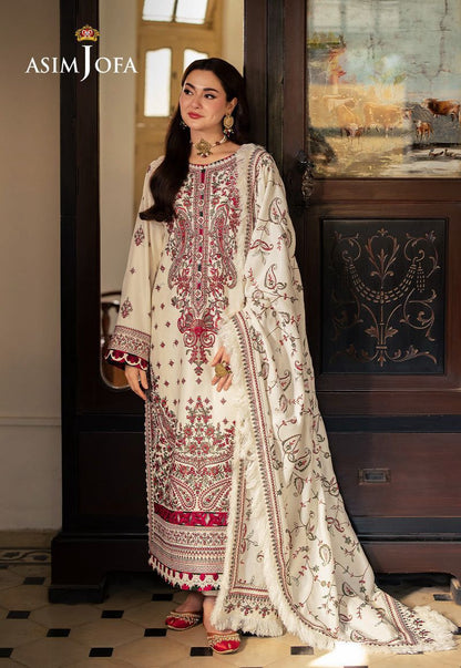 ASIM JOFA LAWN EMBROIDERED UNSTITCHED COLLECTION