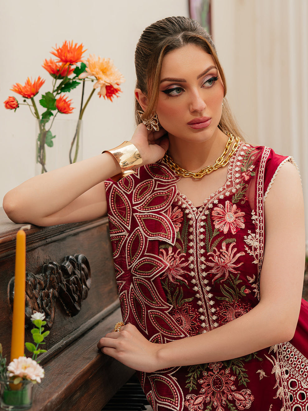 MAHNUR | CELESTIAL | 3 PC LUXURY LAWN