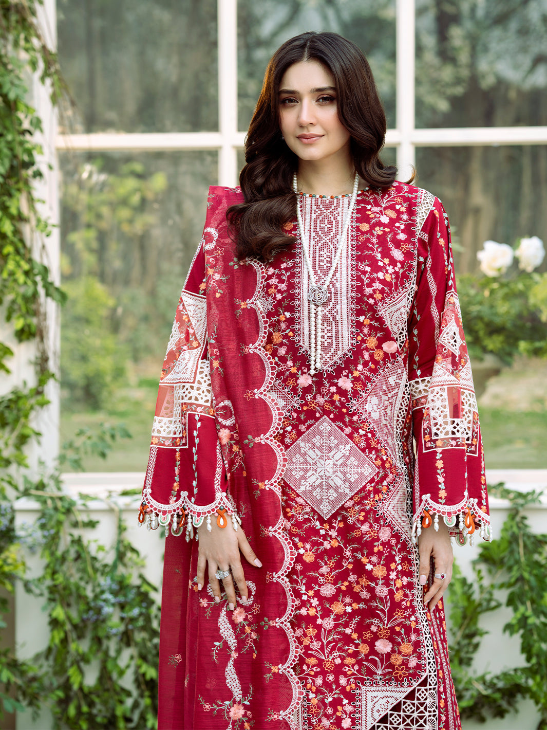 BIN ILYAS LUXURY LAWN EMBROIDERED  90/88 LAWN COLLECTION