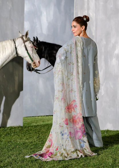 ELAF 2026 LAWN LUXURY 3PCS EMBROIDERED UNSTITCHED COLLECTION