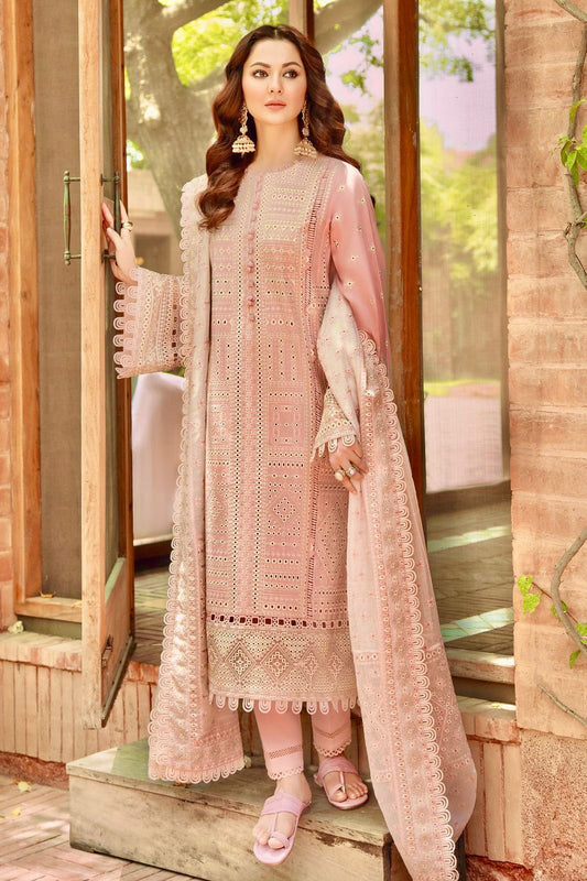 JAZMINE 3PC HAVEY EMBROIDERED DHANAK COLLECTION