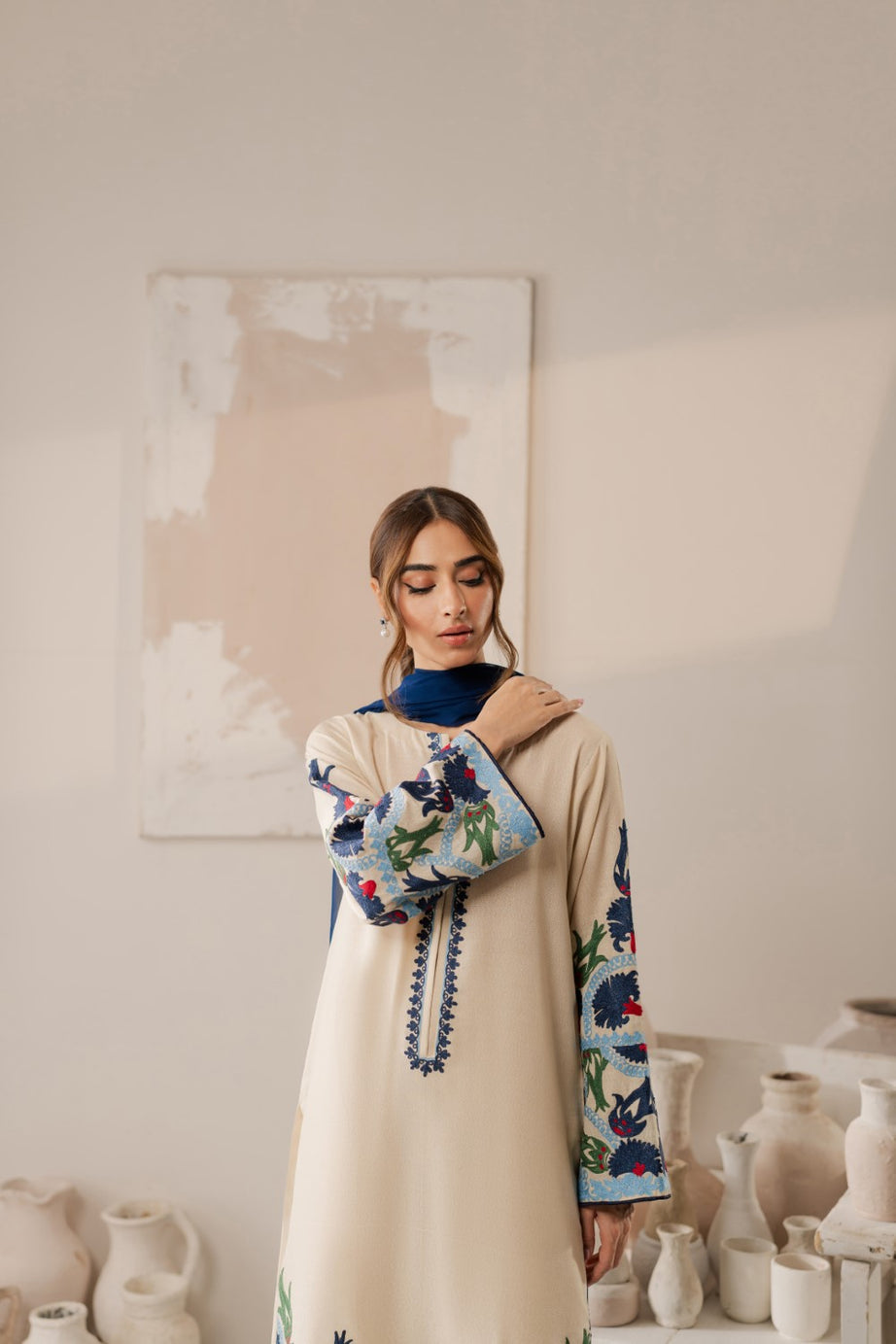 VINTAGE LUXURY 3PCS DHANAK UNSTITCHED COLLECTION