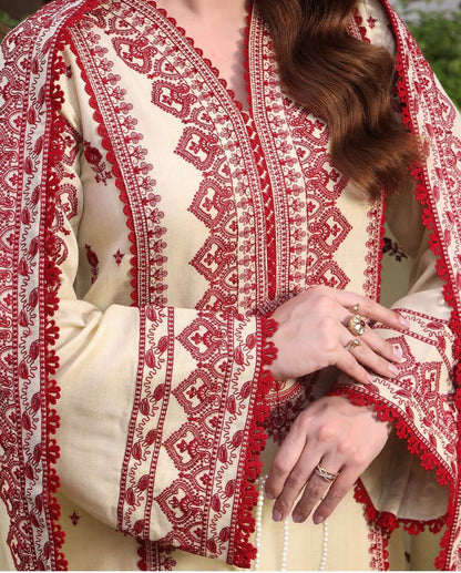 ANEELA’S 3PCS SUMMER ☀️ LAWN UNSTITCHED EMBROIDERED COLLECTION