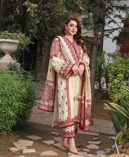 ANEELA’S 3PCS SUMMER ☀️ LAWN UNSTITCHED EMBROIDERED COLLECTION