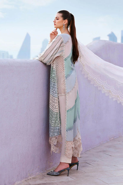 MARIA.B/HAVEY EMBROIDERED/3PC LUXURY LAWN