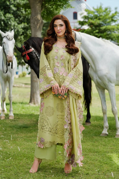 ELAF | PISTACIA | APPLE GREEN | UNSTITCHED LAWN 3PC
