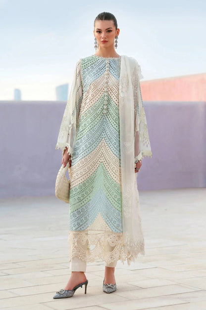 MARIA.B/HAVEY EMBROIDERED/3PC LUXURY LAWN